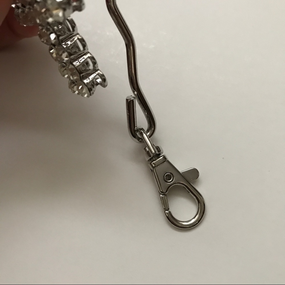 NWOT Crystal bag charm key finder - Picture 5 of 7